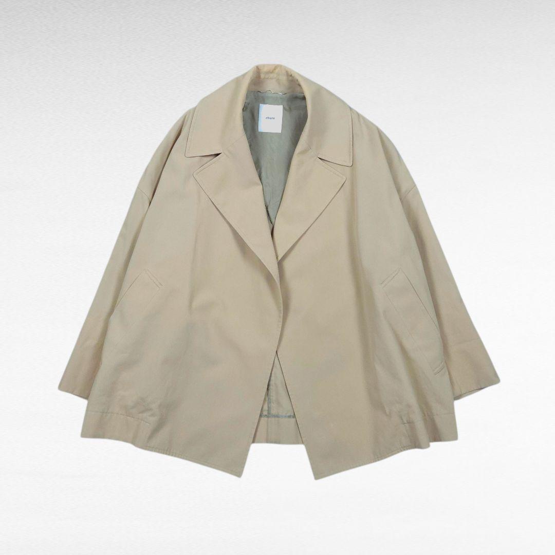 ジャケット・アウター ebure Beige Short Trench Coat