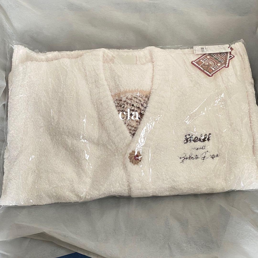 【Steiff】【UNISEX】　パウダージャガードカーディガン　ジェラートピケ