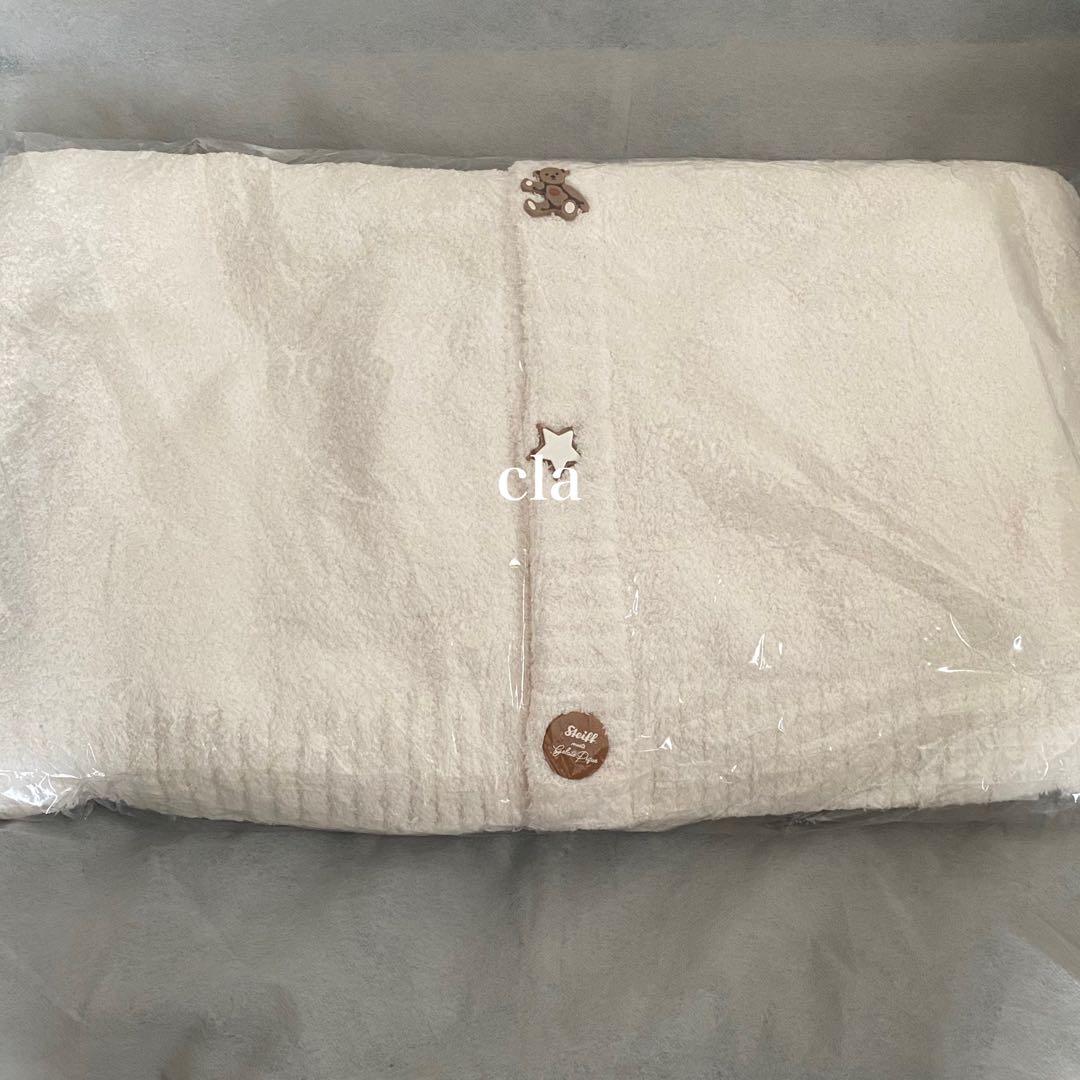 【Steiff】【UNISEX】　パウダージャガードカーディガン　ジェラートピケ