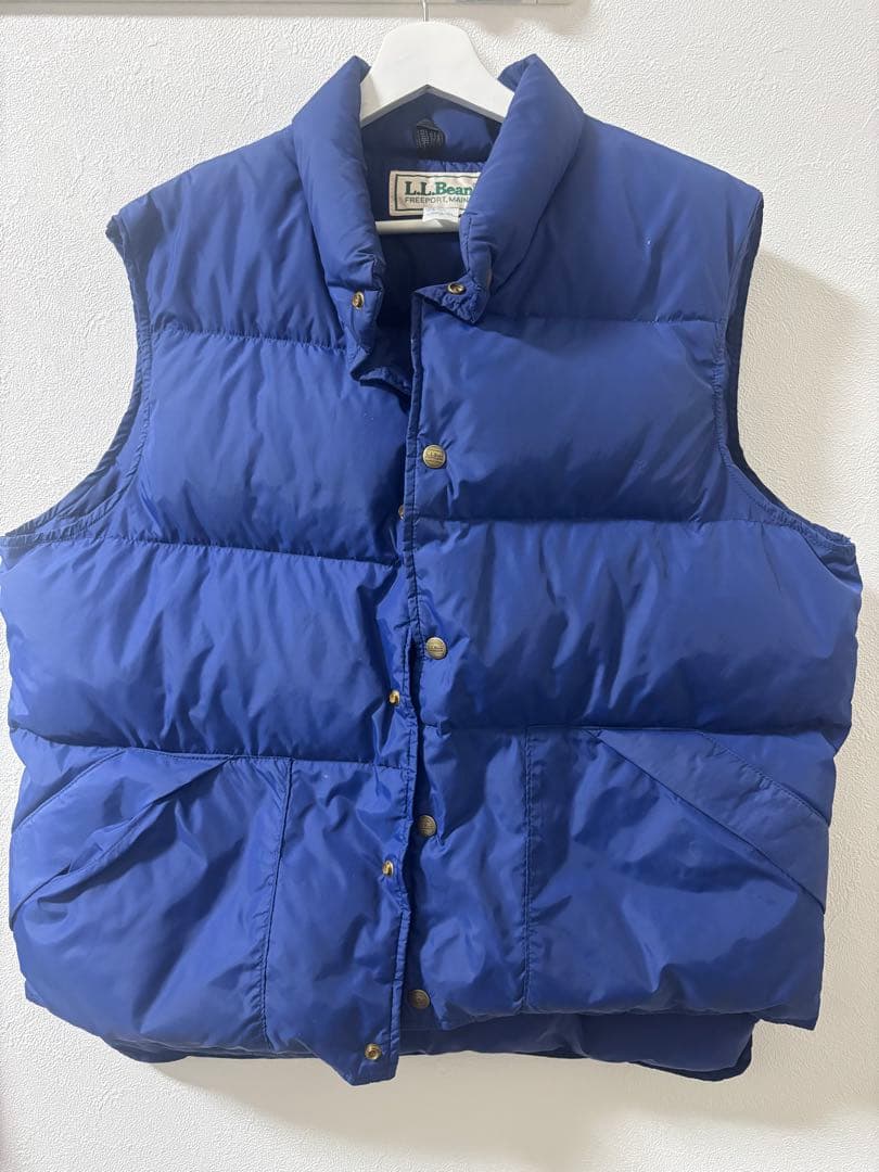 L.L.Bean ダウンベスト　ブルー M