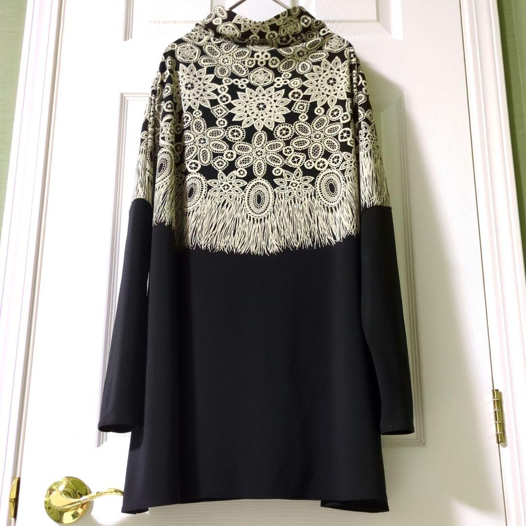 【専用】TOKUKO 1er VOL　前開き チュニック　羽織物　お花　刺繍