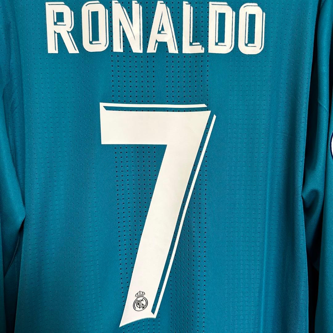 ロナウド　ユニフォーム　レアルマドリード　支給品　長袖　オーバーヘッド　激レア