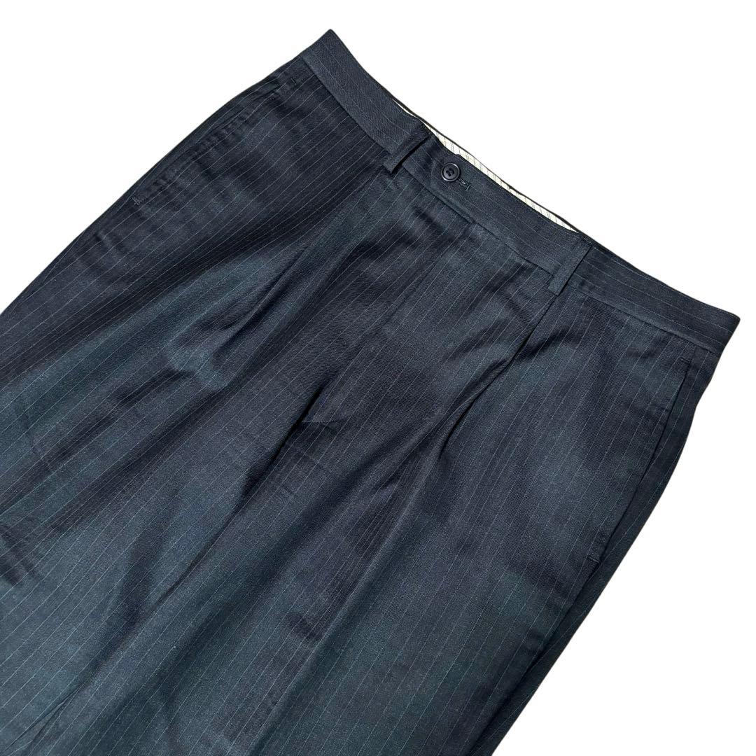 DANIEL CREMIEUX セットアップ　ダブル　ストライプ　ダークグレー