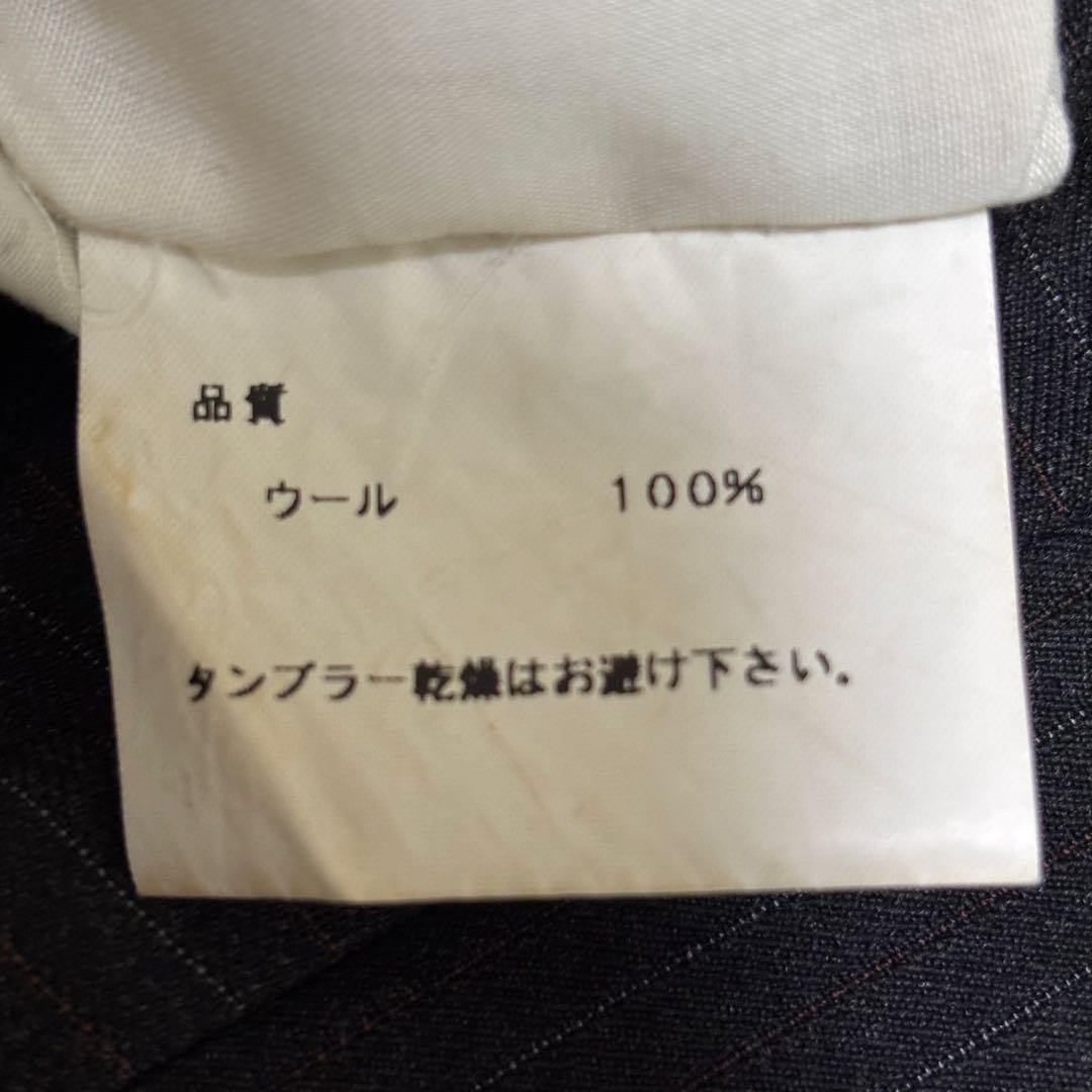 DANIEL CREMIEUX セットアップ　ダブル　ストライプ　ダークグレー