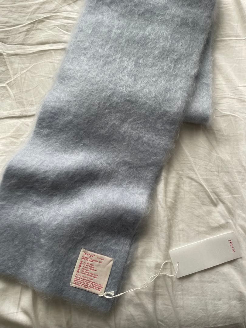 小物 ieefar MUFFLER M (Fountain blue)