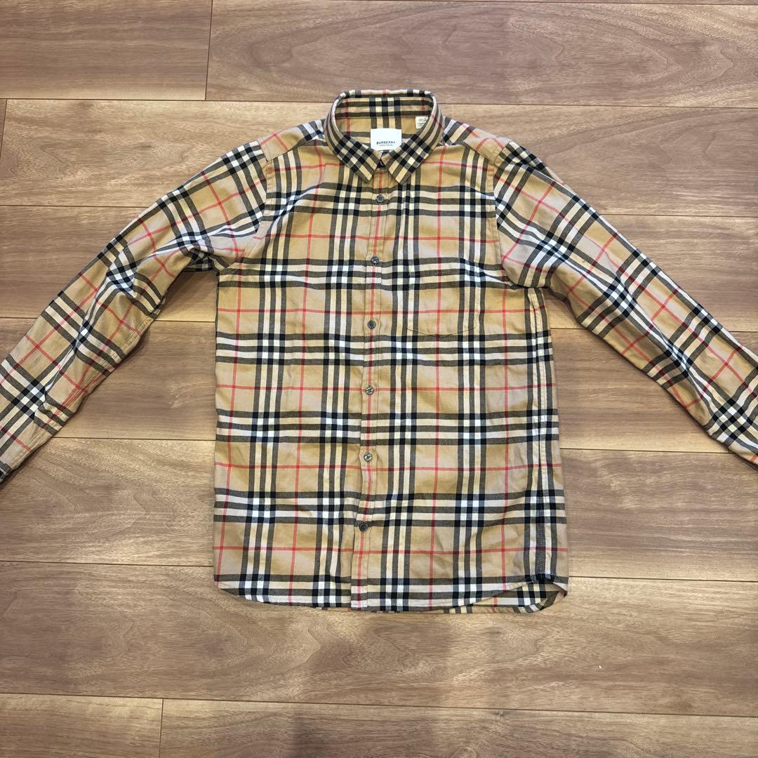 BURBERRY チェック柄 長袖シャツ 152cm