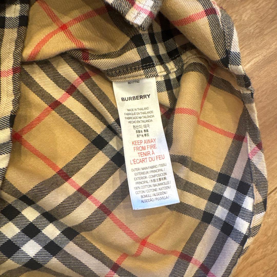 BURBERRY チェック柄 長袖シャツ 152cm