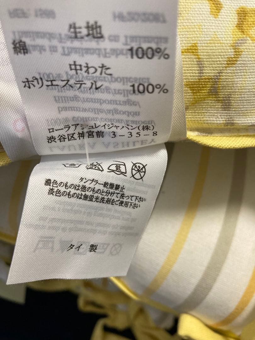 LAURA ASHLEY ローラアシュレイ　タグ付き花柄クッション 4個セット