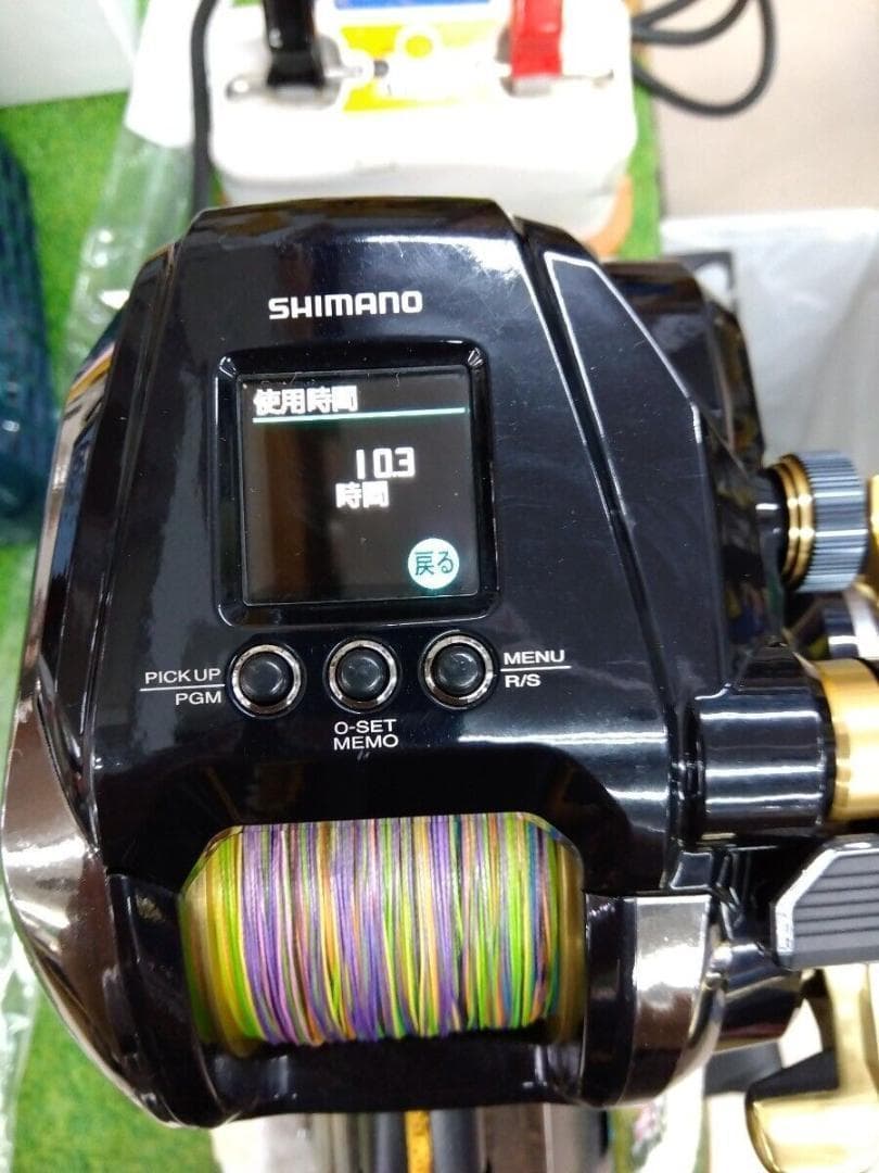 シマノ22 BEASTMASTER MD 6000電動リール、使用距離8.5km