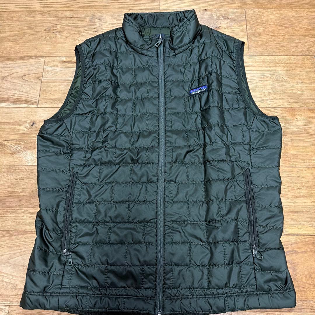 patagonia ダウンベスト L ダークグリーン