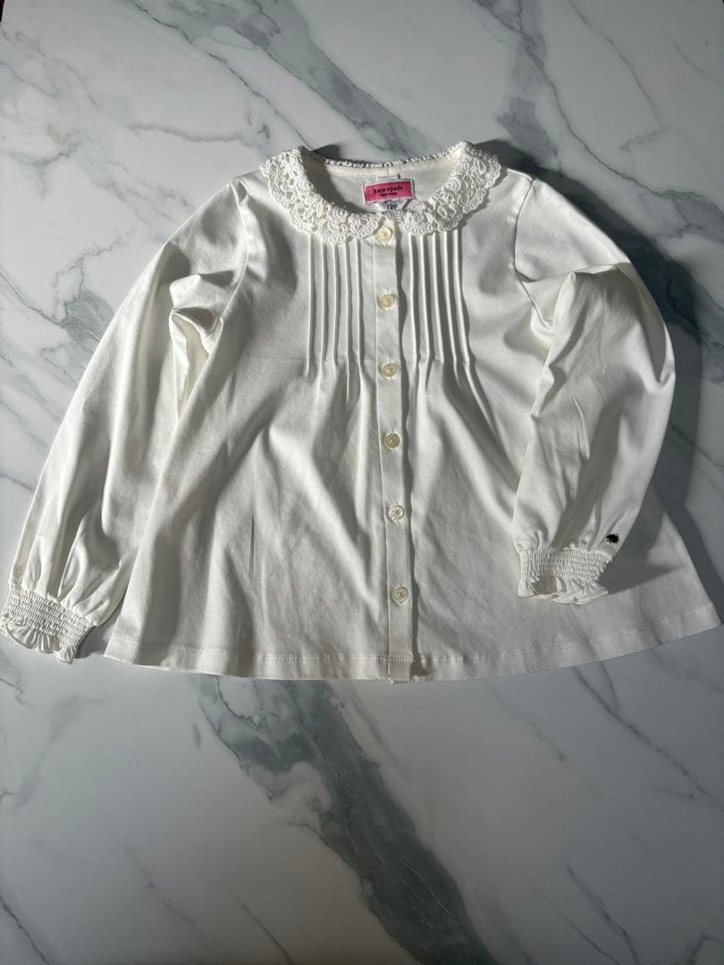 kate spade Kidsツイードジャケットセットアップ・ブラウス3点セット