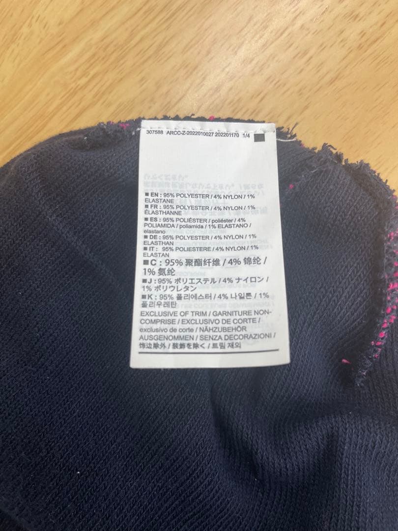 ARC'TERYX ニット帽 ネイビー/ピンク