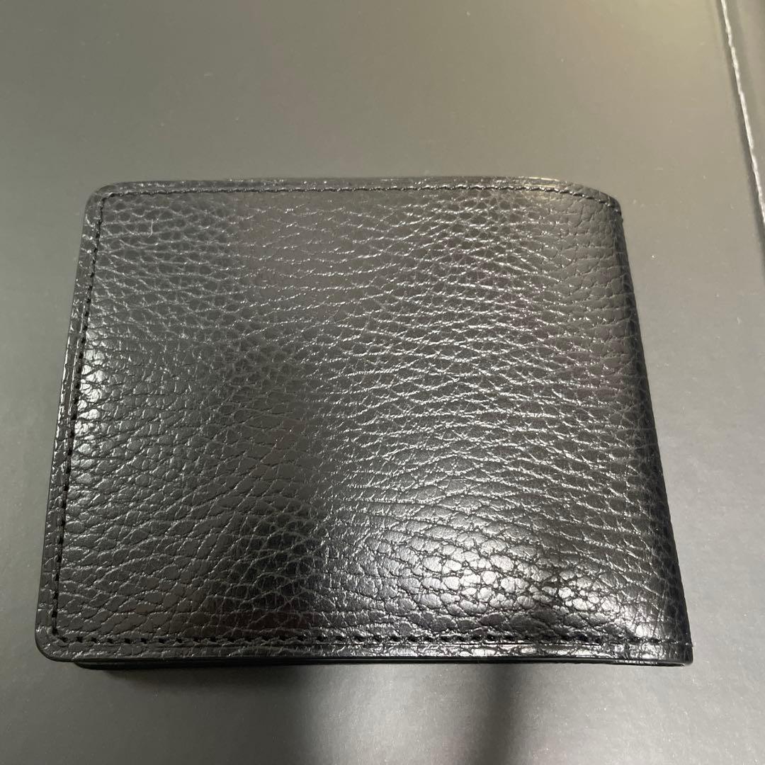 ココマイスター 2つ折り財布 美品 ブラック メンズ