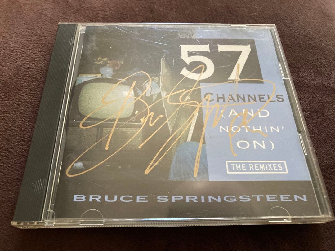 レアBruce Springsteen サインCD ブルーススプリングスティーン