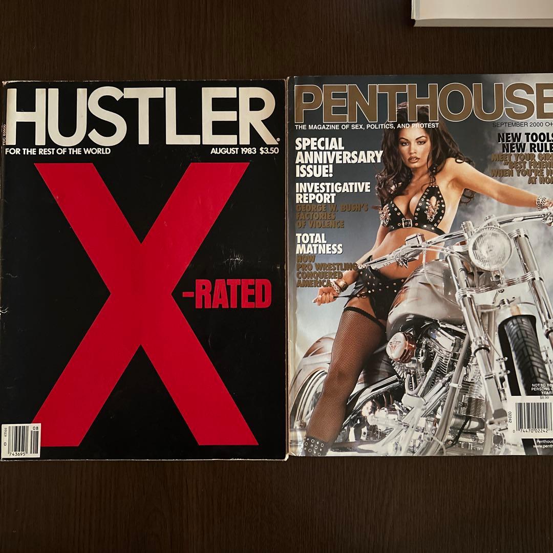 【海外版】4冊PENTHOUSE￼ HUSTLER Club GALLERY