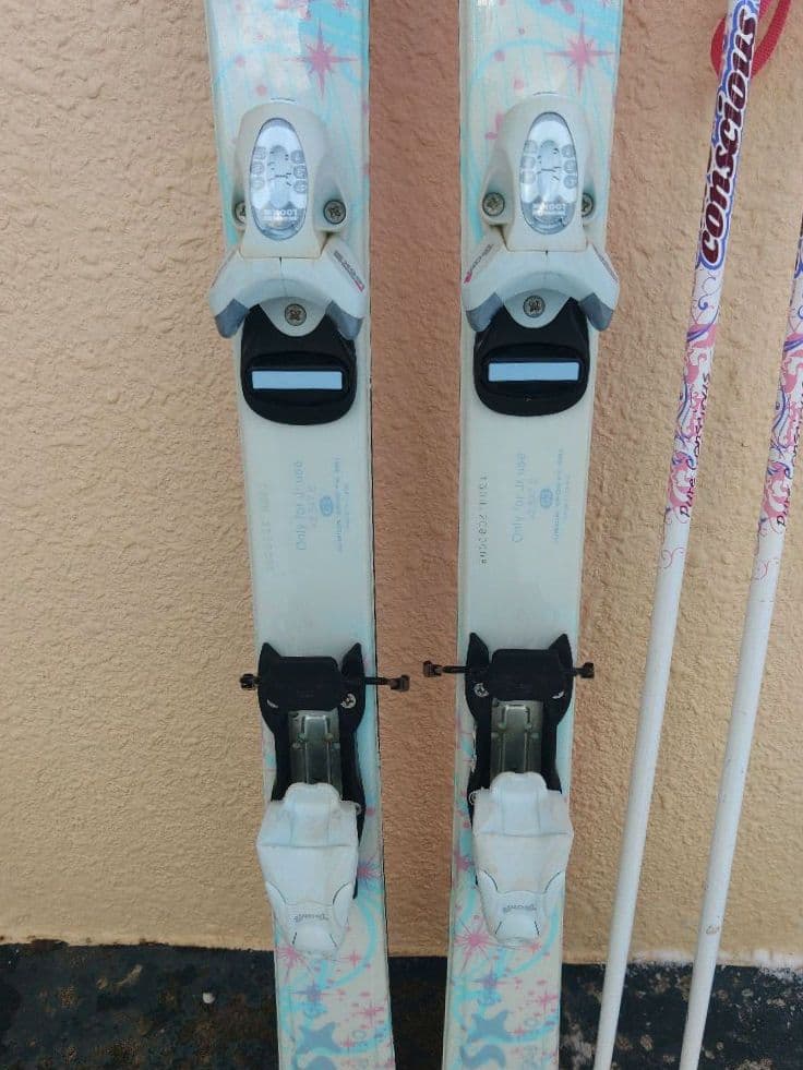 MSX Girls 　130㎝ジュニアスキー・ストックセット　子供用スキー板