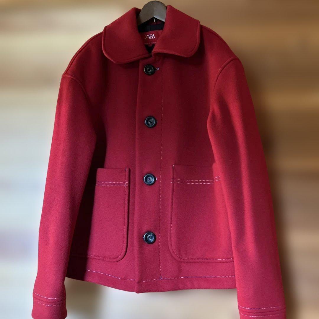 ZARA ハリー-ランバート　コラボ2024aw 赤　ユニセックス