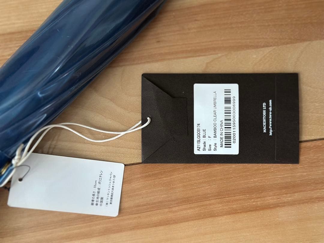 【新品◦未使用】CLEAR UMBRELLA BAMBOO