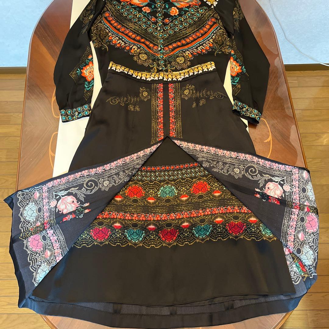 エトロ　シルク　ツーピース