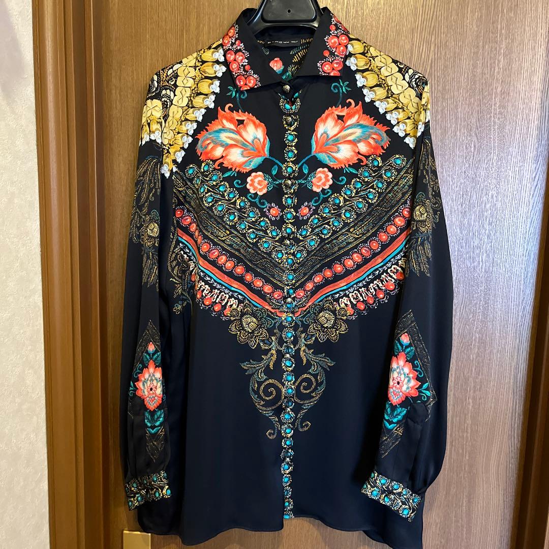 エトロ　シルク　ツーピース