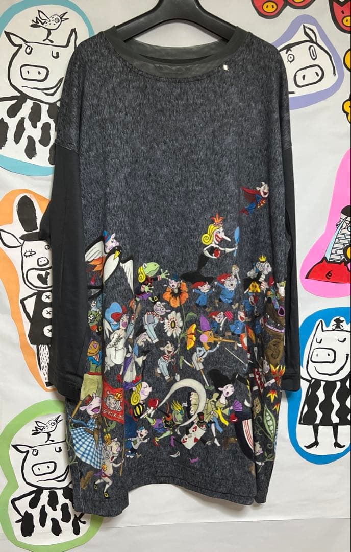 ★アルベロベロ❣️チュニック丈ワンピース（カットソー素材）