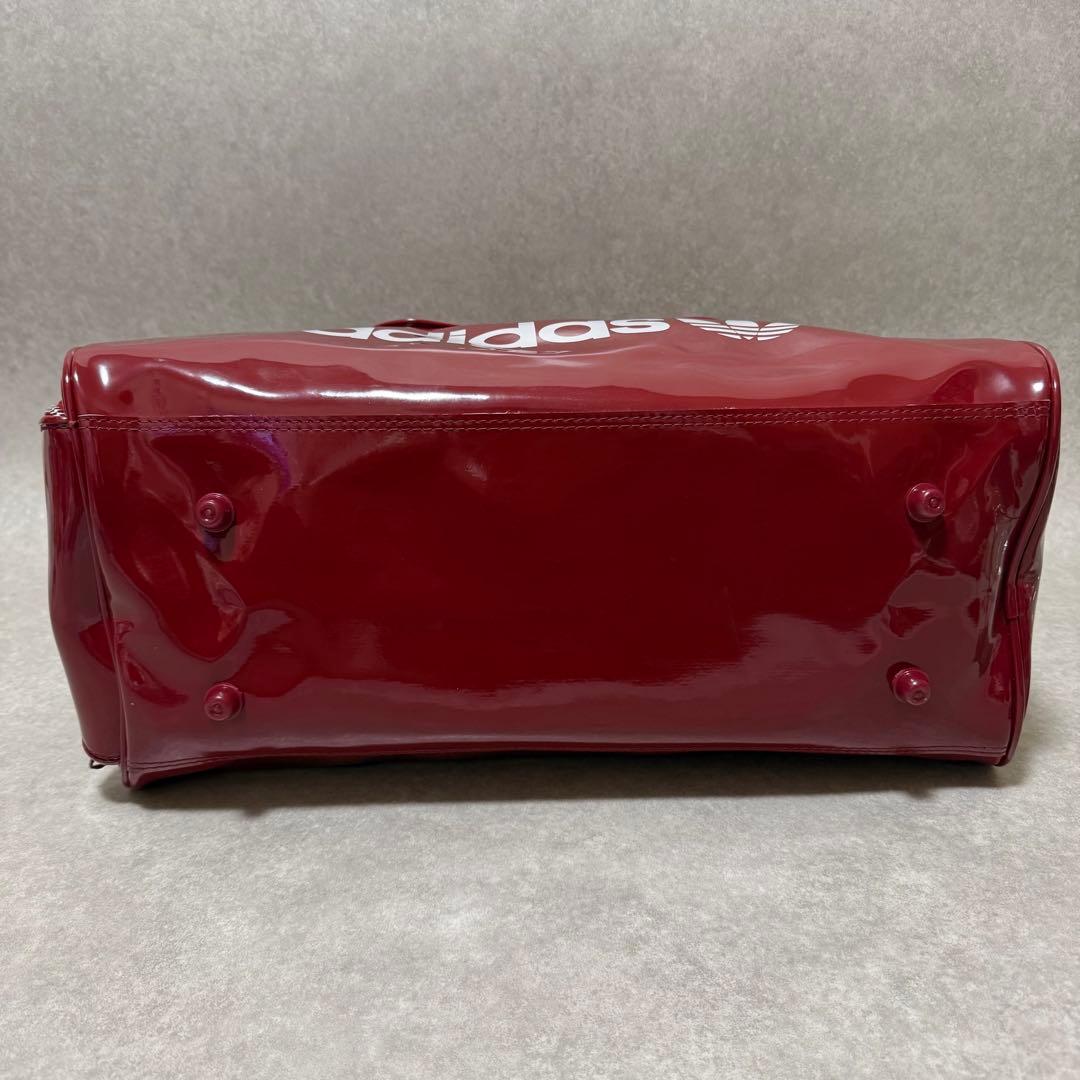 【adidas】超希少　アディダス　70s 80s エナメルボストンバッグy2k