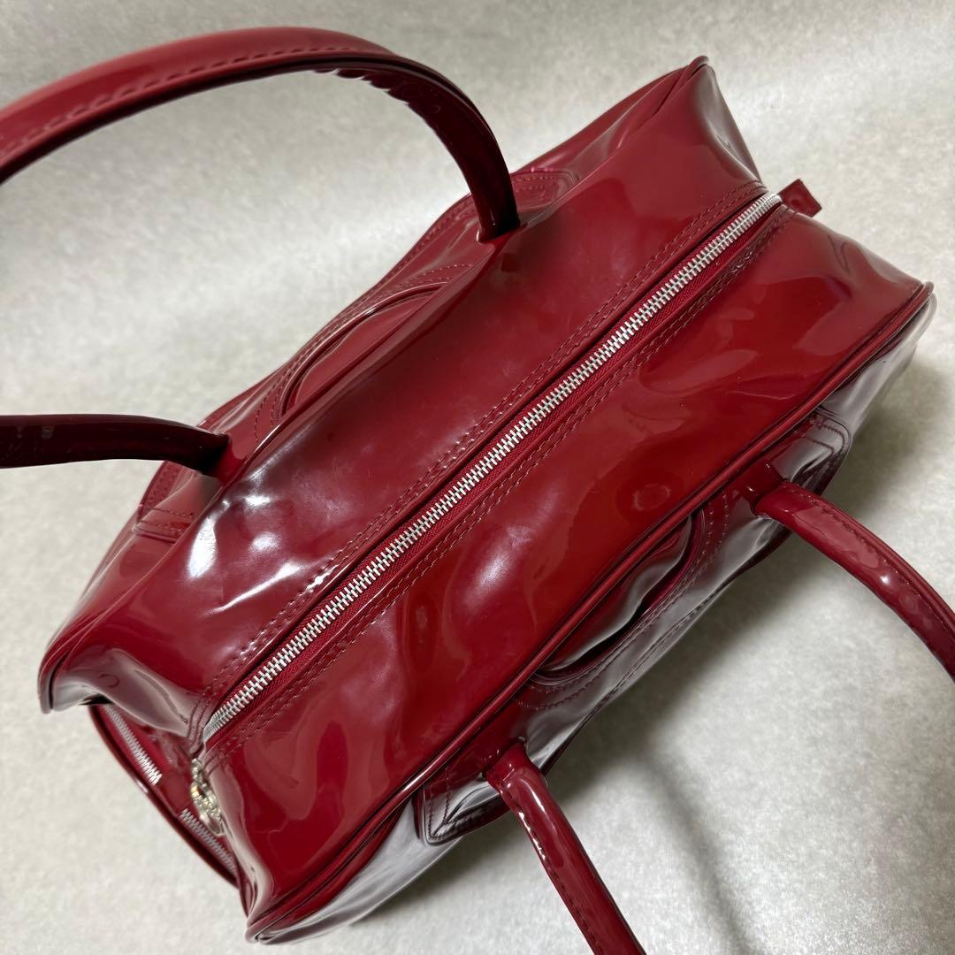 【adidas】超希少　アディダス　70s 80s エナメルボストンバッグy2k