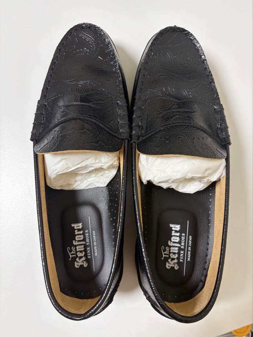 The Kenford Fineshoesローファーペイズリー27.5