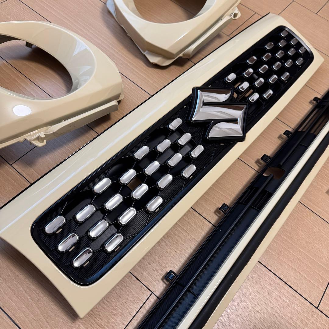 スズキ スペーシア ギア マイスタイル グリル ライトカウル セット