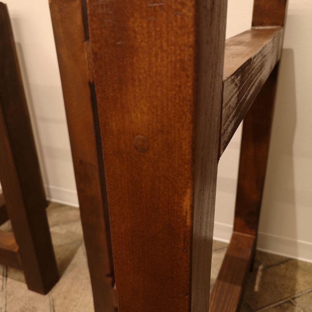 一枚板　テーブル　脚　檜