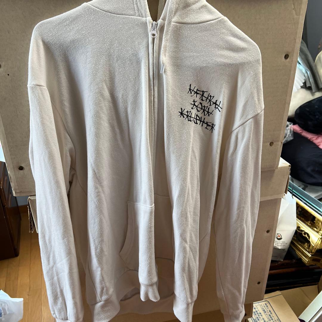 武尊　TAKERU フード付きジャケット ホワイト　パーカー　K-1