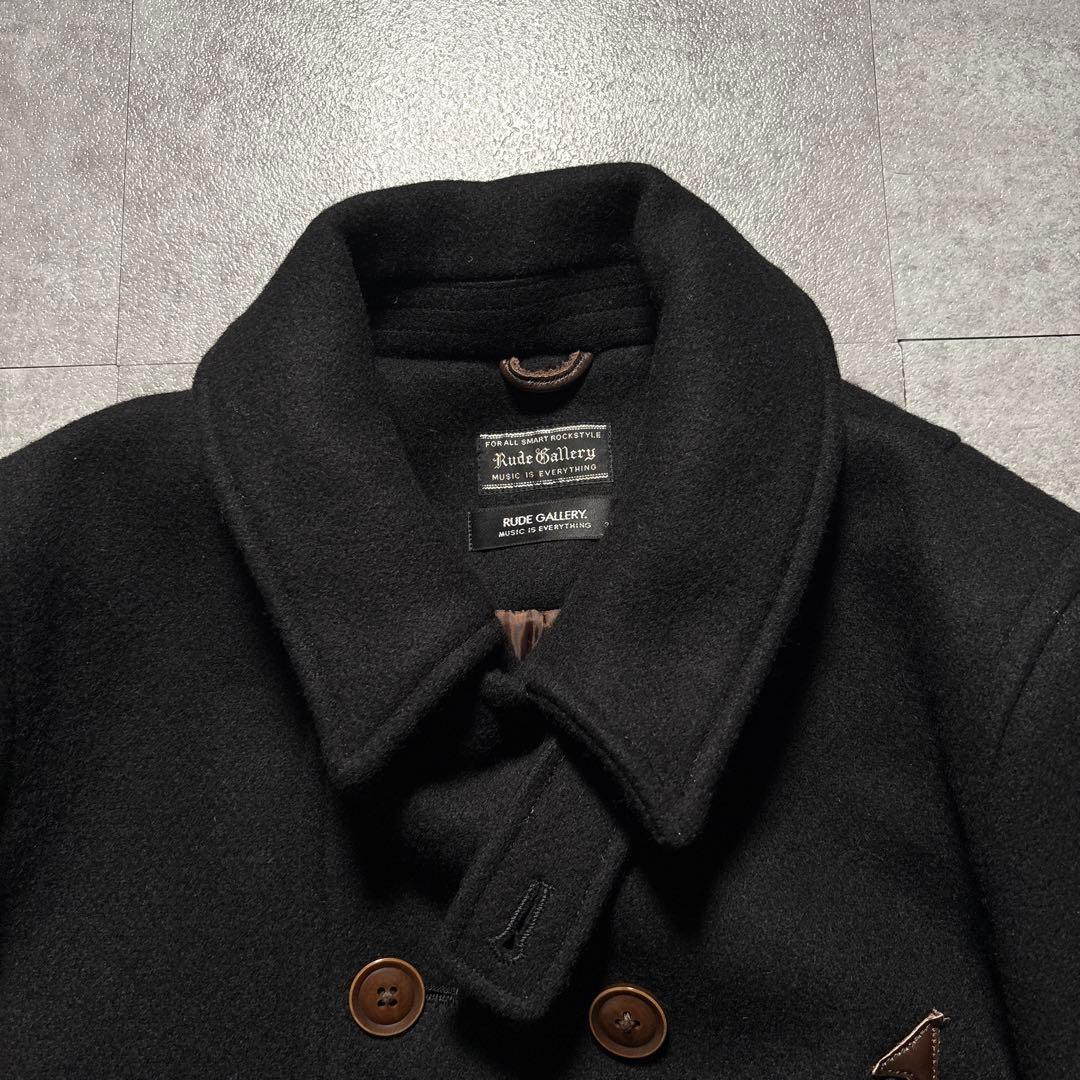 rude gallery 2014aw p-coat チバユウスケ　ブラック　3