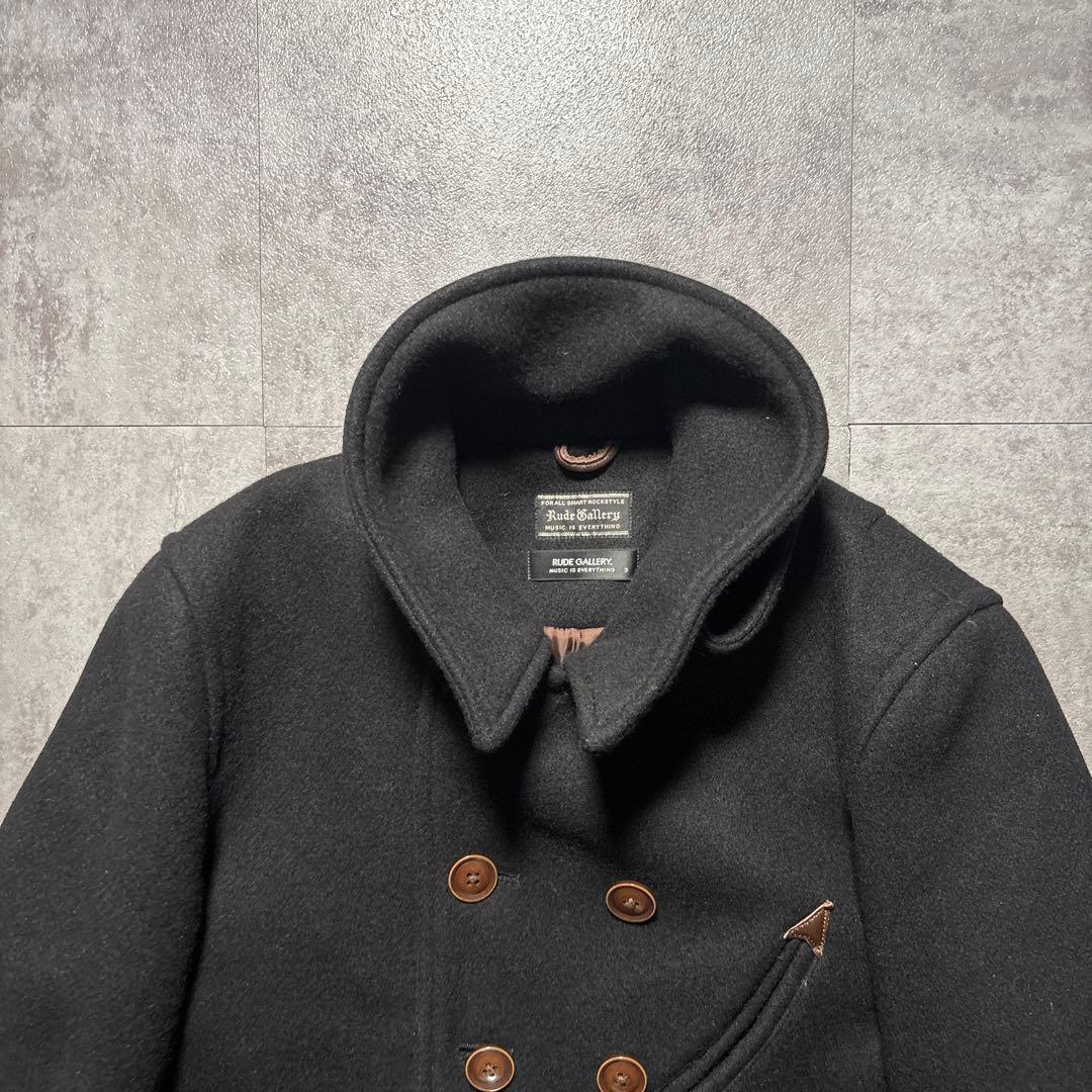 rude gallery 2014aw p-coat チバユウスケ　ブラック　3