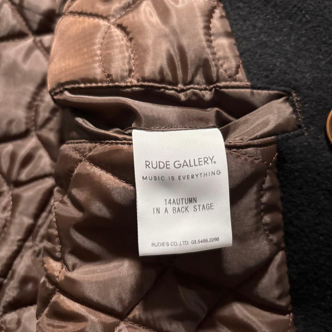 rude gallery 2014aw p-coat チバユウスケ　ブラック　3