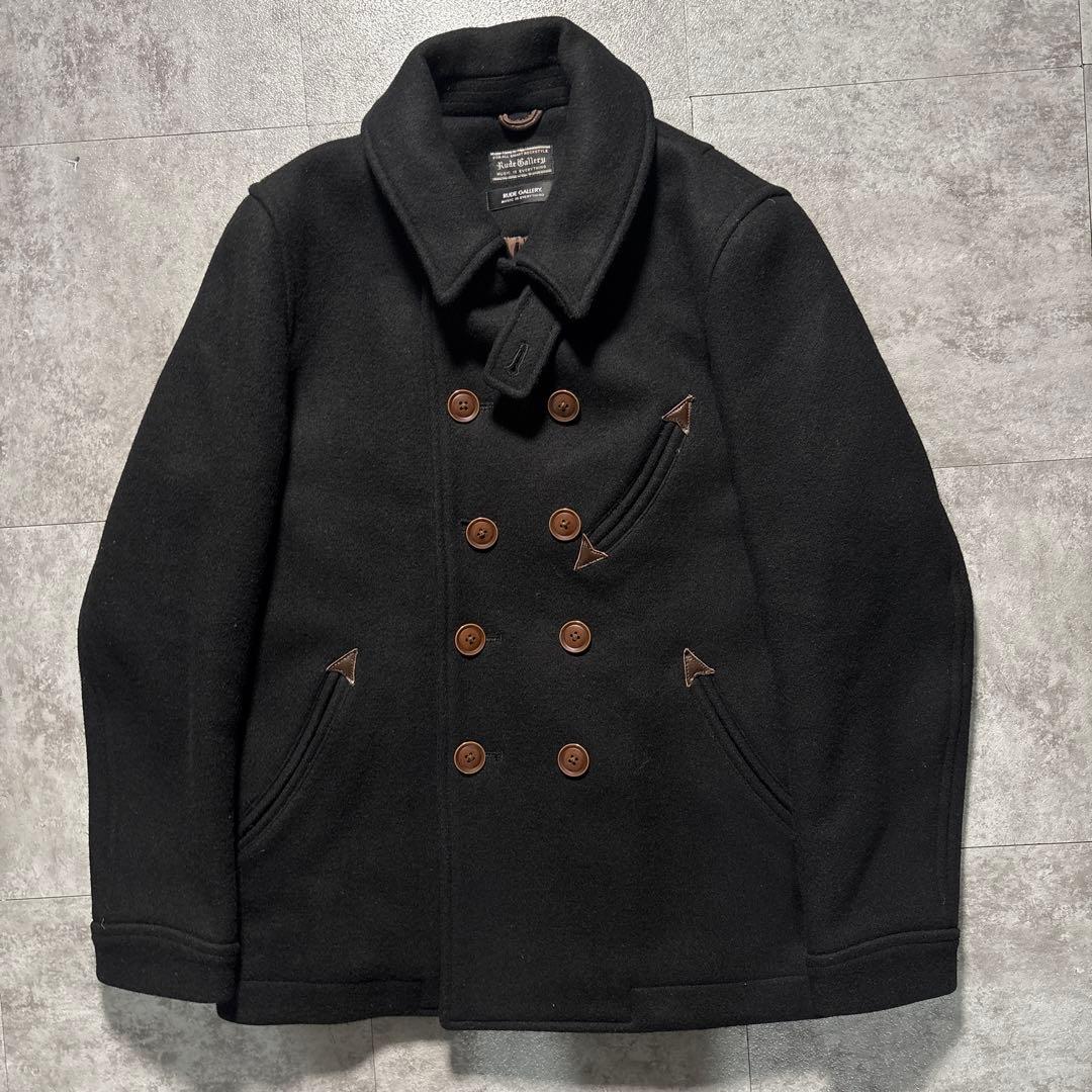 rude gallery 2014aw p-coat チバユウスケ　ブラック　3