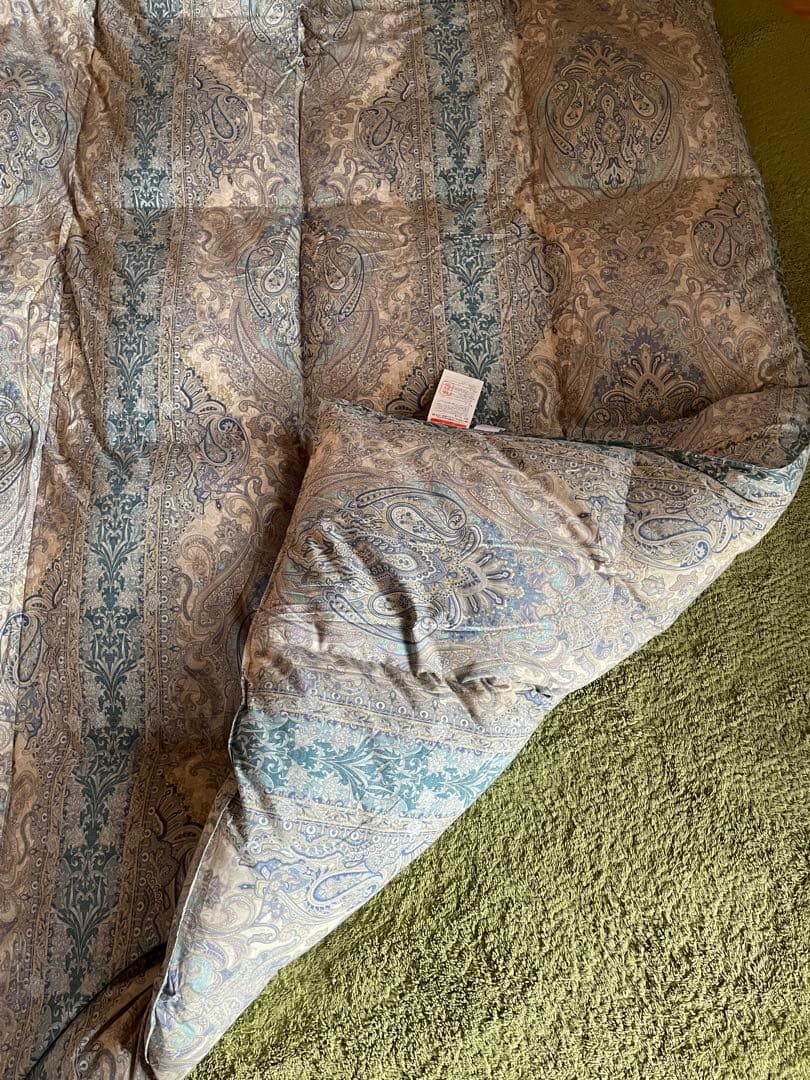 【エコダウン使用】寒冷地仕様　羽毛布団　シングル　150×210 ホテル仕様　Ｂ