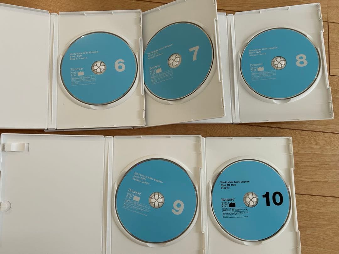 wwk ワールドワイドキッズ DVD30枚　parentsガイド6冊セット