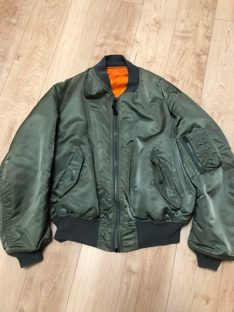 MA-1 フライトジャケット オリーブ XLサイズ