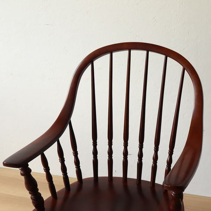 アンティーク 飛騨の家具 柏木工 肘付 ウィンザーチェア ブナ材 ダイニング