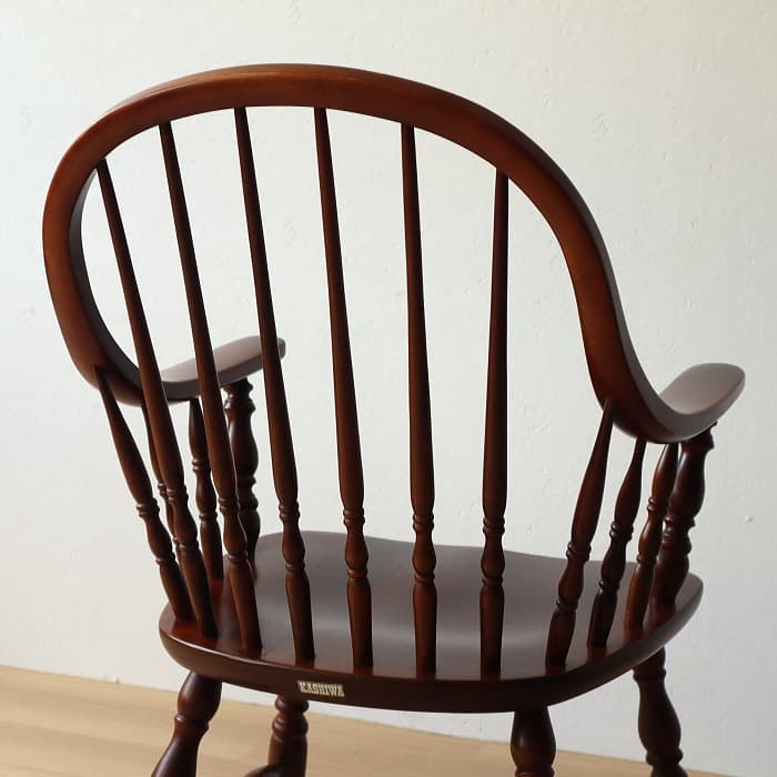 アンティーク 飛騨の家具 柏木工 肘付 ウィンザーチェア ブナ材 ダイニング