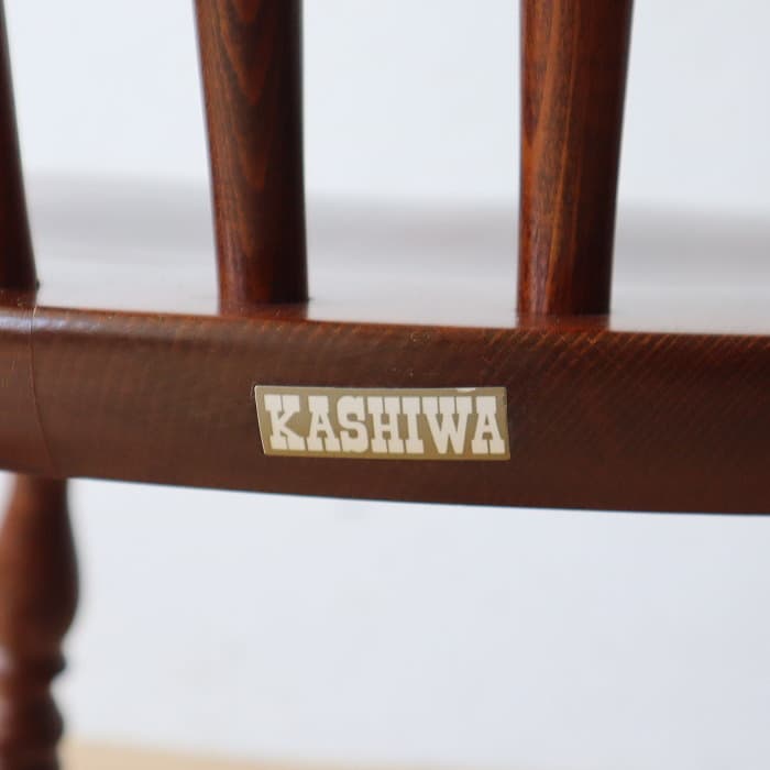 アンティーク 飛騨の家具 柏木工 肘付 ウィンザーチェア ブナ材 ダイニング