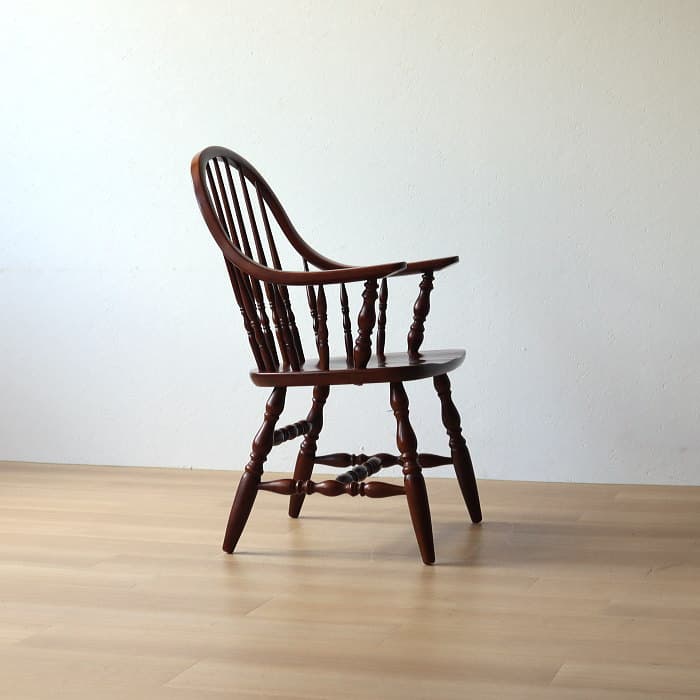 アンティーク 飛騨の家具 柏木工 肘付 ウィンザーチェア ブナ材 ダイニング