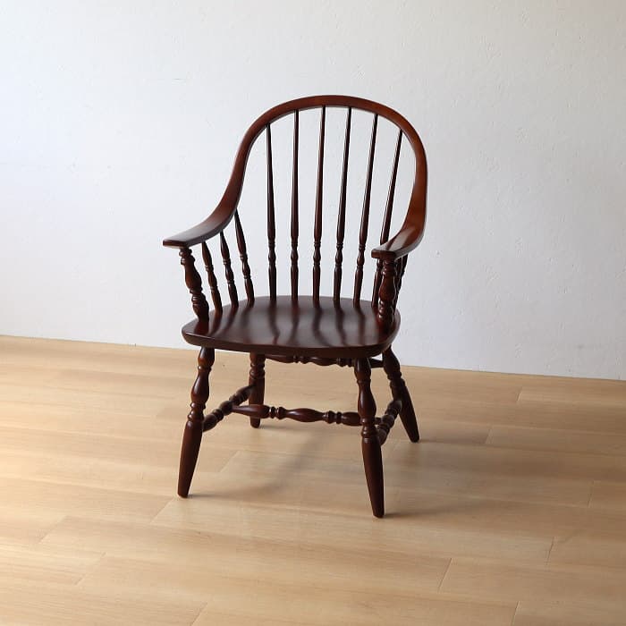 アンティーク 飛騨の家具 柏木工 肘付 ウィンザーチェア ブナ材 ダイニング