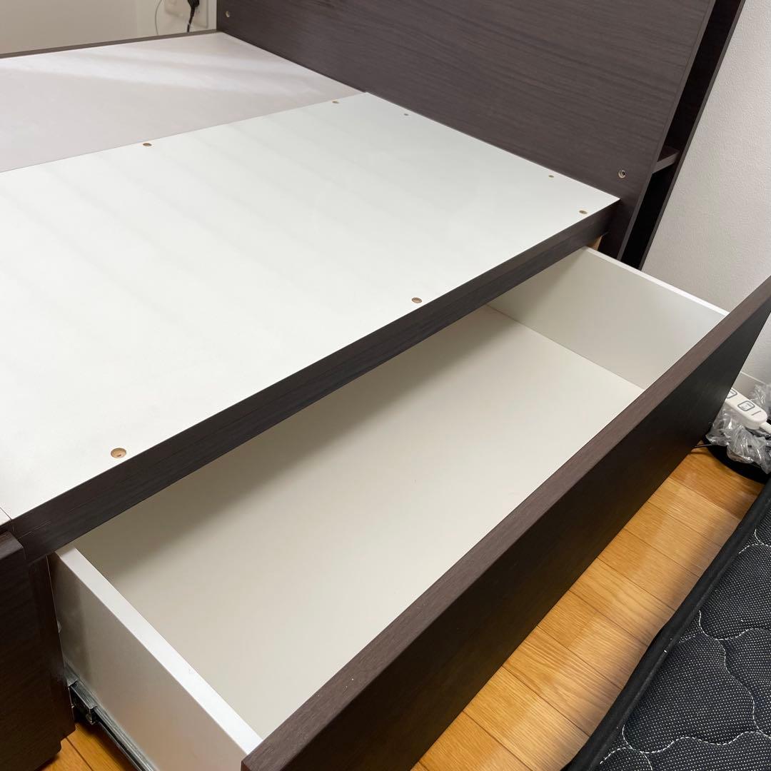 【送料込み】ニトリ　シングルベッドフレーム　カイト2 深型