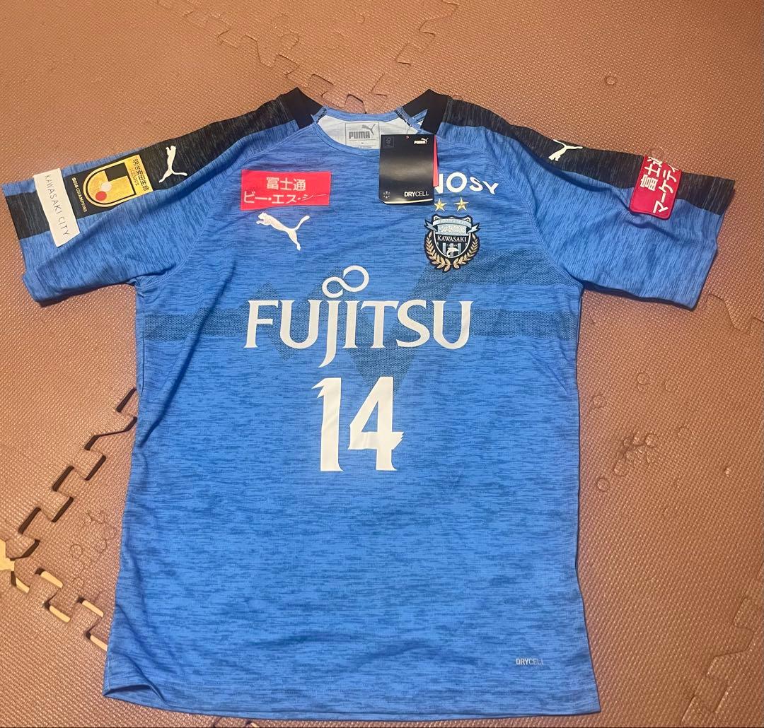 新品未使用タグ付き　川崎フロンターレ 中村憲剛2019ホームユニフォーム XL