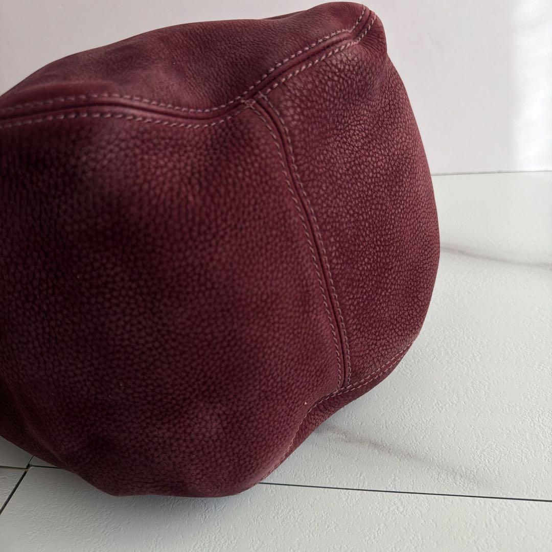 希少 vintage COACH ショルダーバッグ ヌバック バケツ スウェード