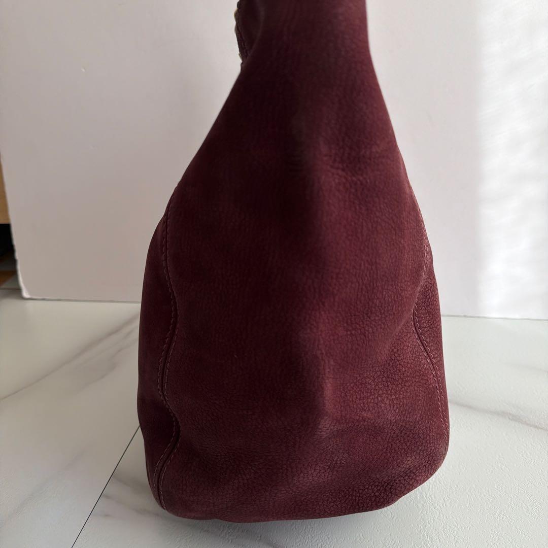 希少 vintage COACH ショルダーバッグ ヌバック バケツ スウェード