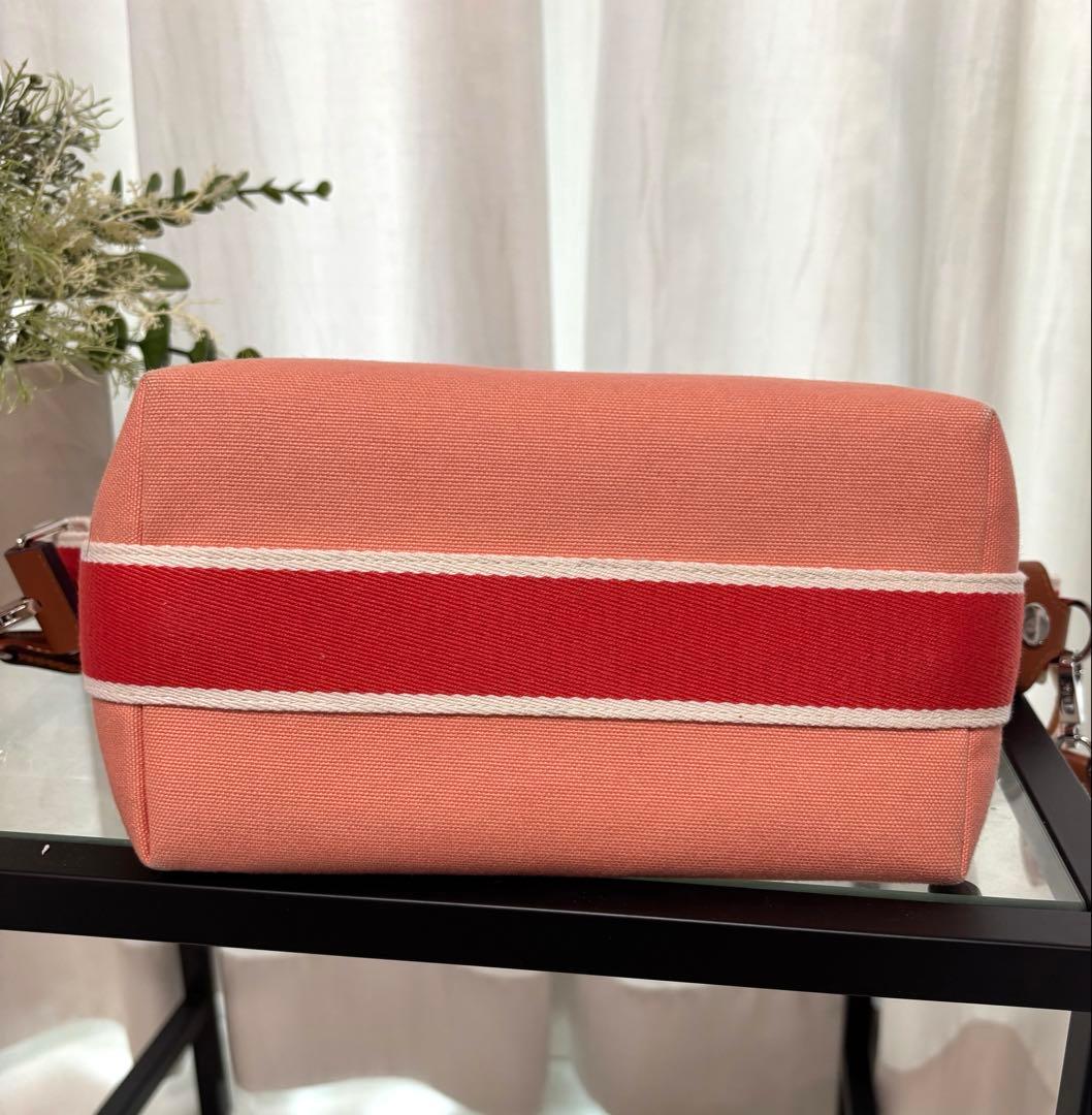 ショルダーストラップ付き⭐︎HERMES ブリッドアブラック PM ポーチ グァバ