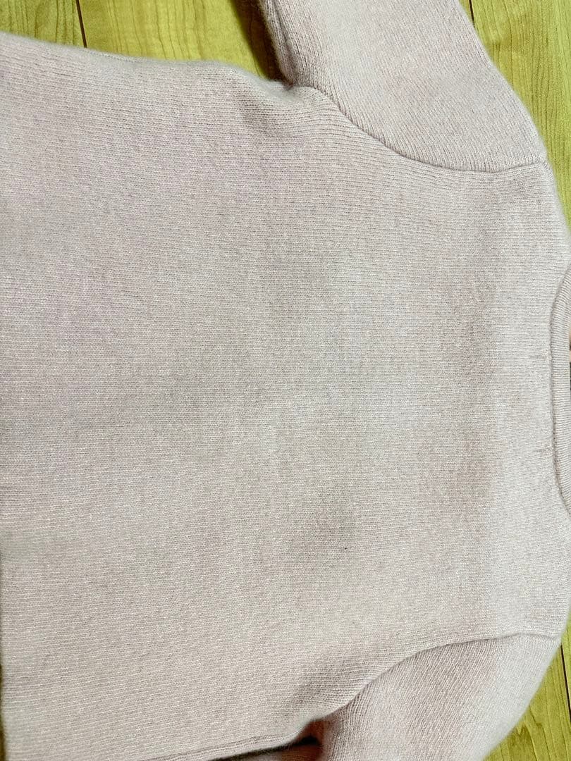 ラグナムーン CHNラクーンニットジャケット ピンク LAGUNAMOON