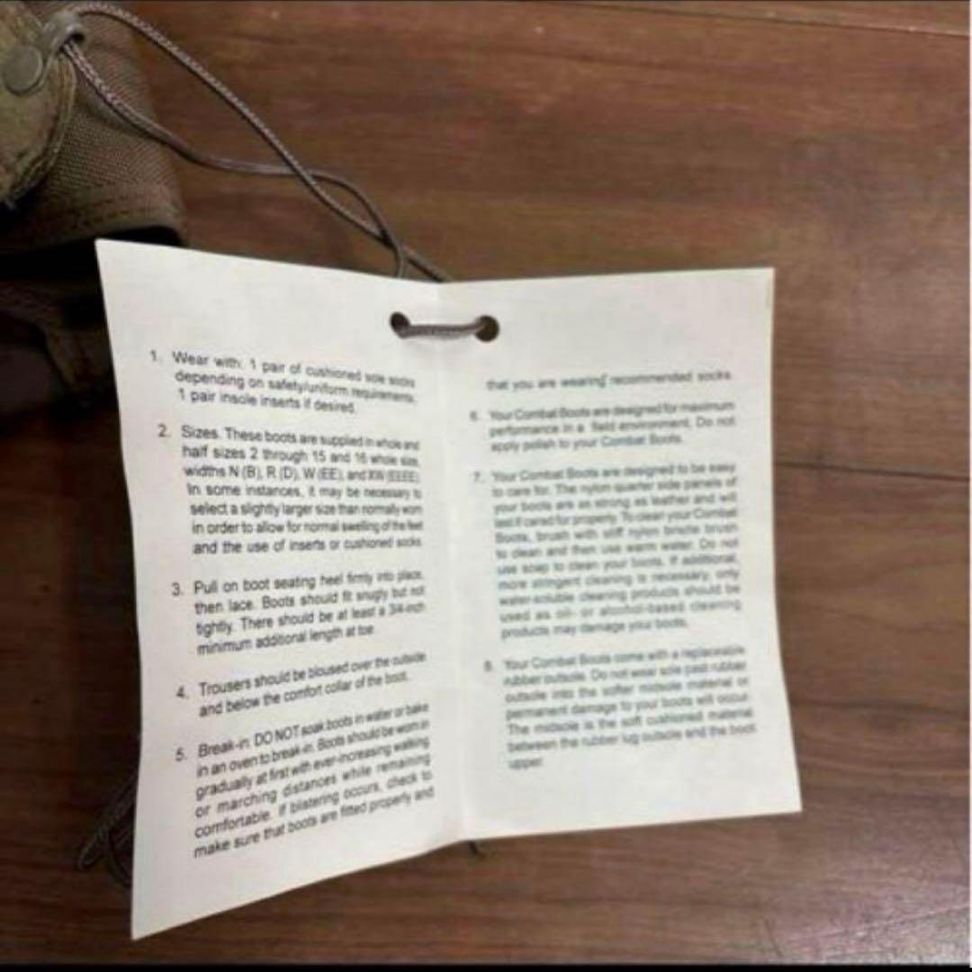 タグ付き　未使用品　米軍　実物　McRaefootwear 26 cm 送料無料